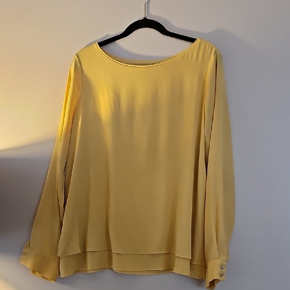 Elegant Yellow Women's Top